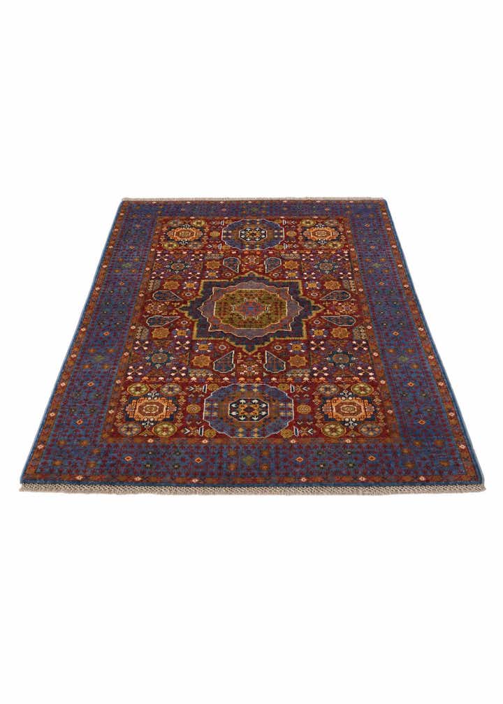 3' 4 x 4' 9 Hand Knotted Mamluk Ziegler Rug
