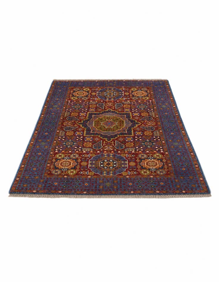 Detail image of 3' 4 x 4' 9 Hand Knotted Mamluk Ziegler Rug