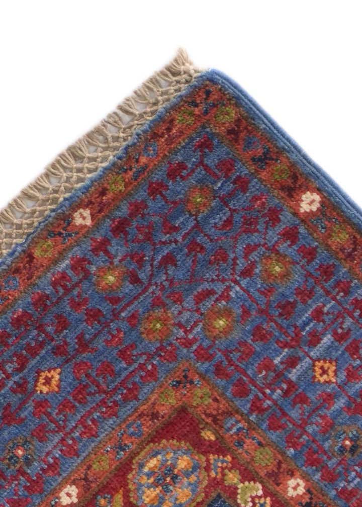 3' 4 x 4' 9 Hand Knotted Mamluk Ziegler Rug