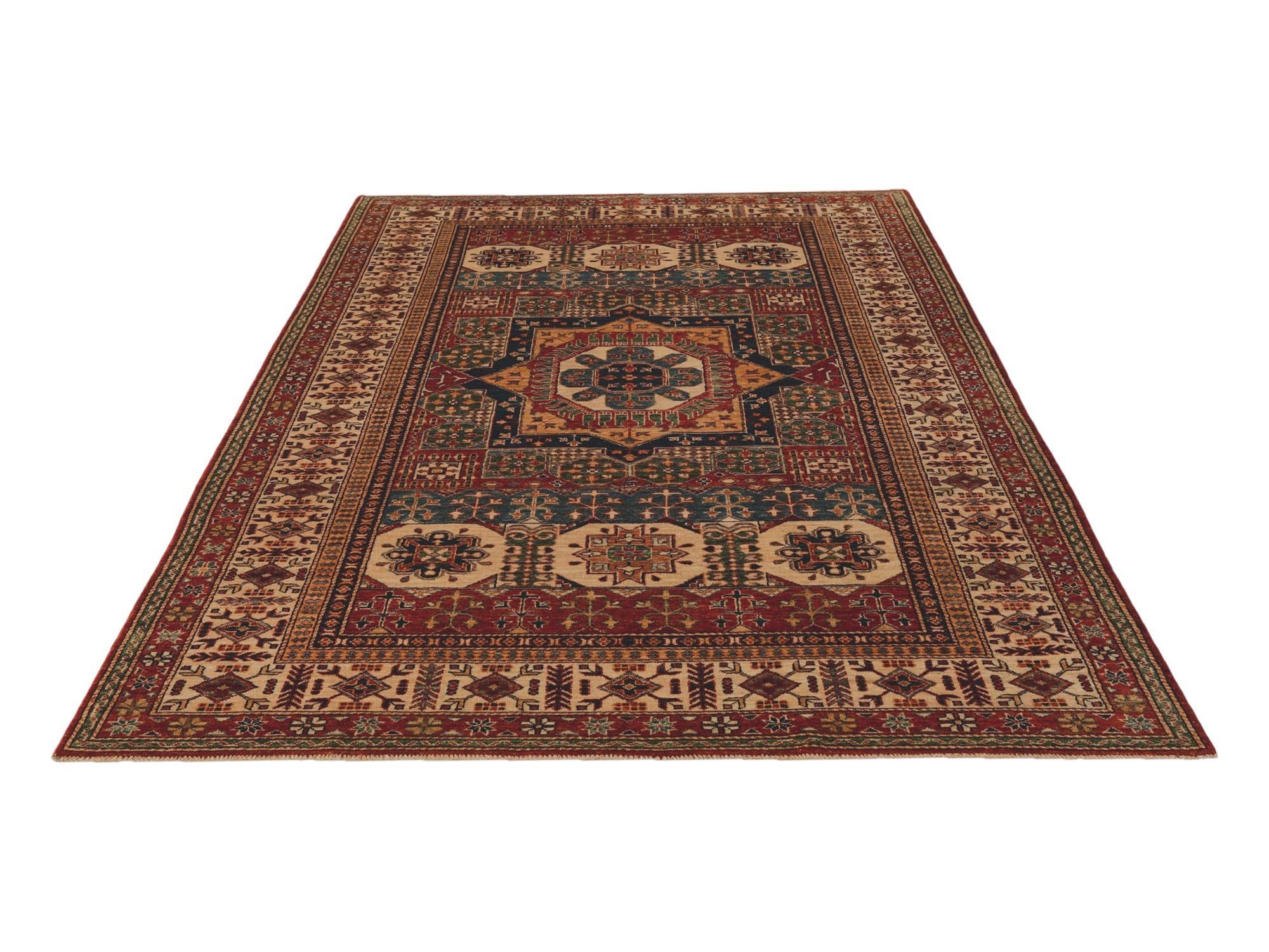 6' 2 x 9' Hand Knotted Mamluk Ziegler Rug