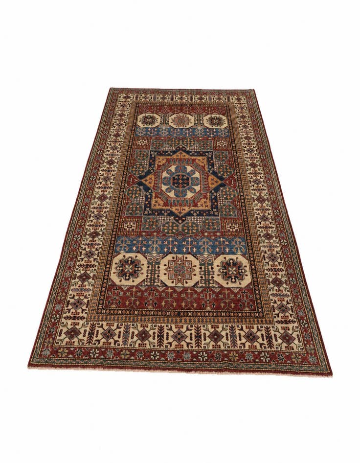 Detail image of 6' 2 x 9' Hand Knotted Mamluk Ziegler Rug
