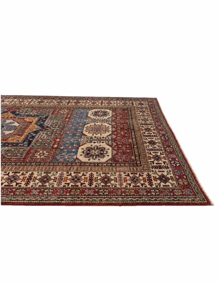 Detail image of 6' 2 x 9' Hand Knotted Mamluk Ziegler Rug