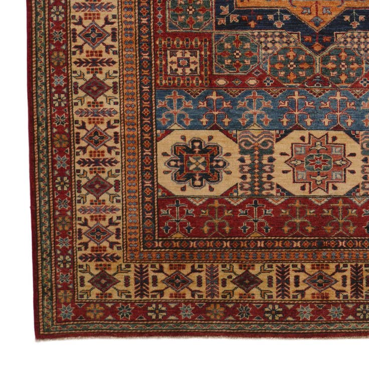 Detail image of 6' 2 x 9' Hand Knotted Mamluk Ziegler Rug