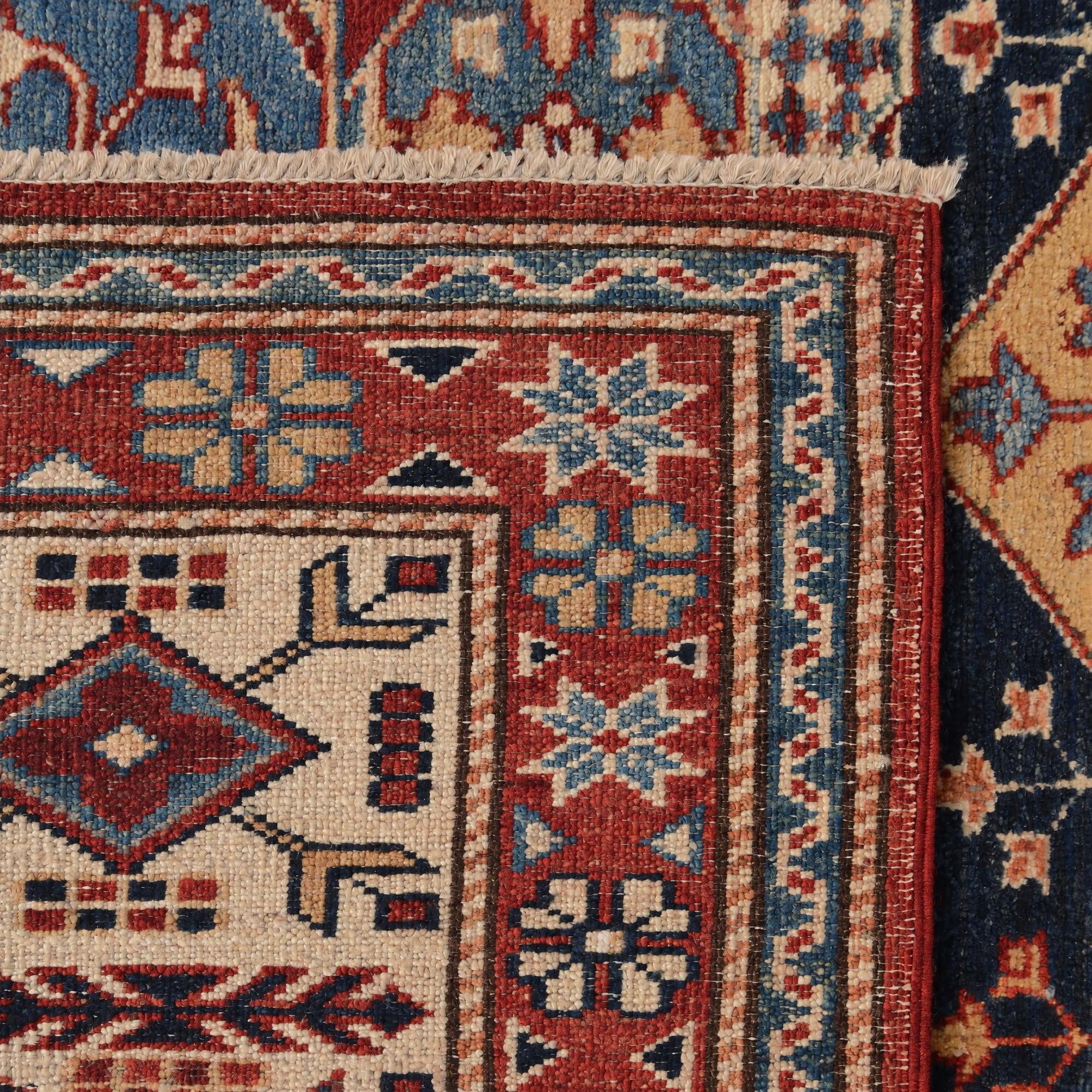 190cm x 275cm Hand Knotted Mamluk Ziegler Rug