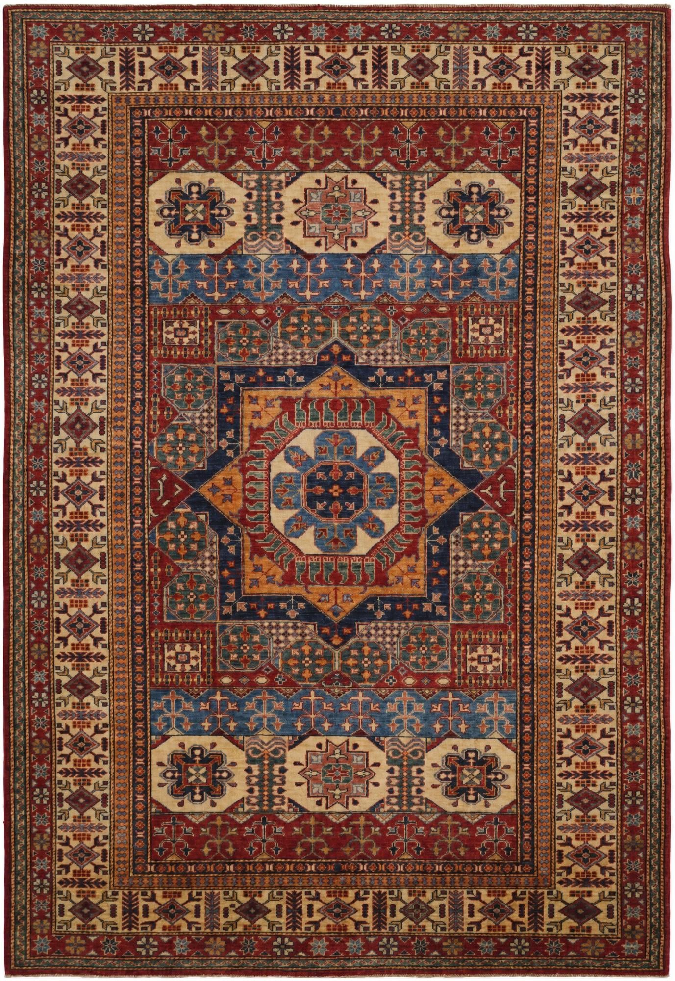 6' 2 x 9' Hand Knotted Mamluk Ziegler Rug