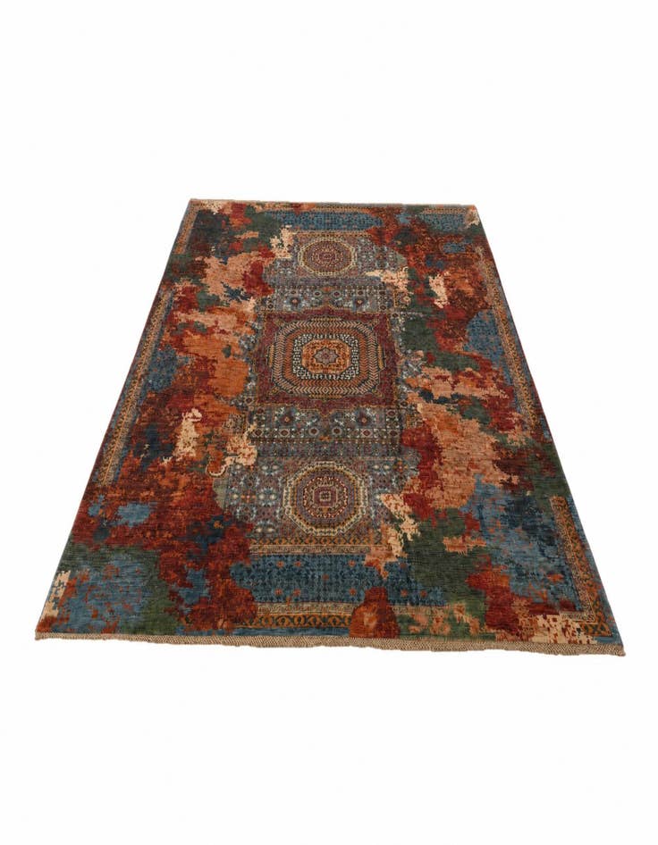 Detail image of 8' 2 x 10' 1 Hand Knotted Mamluk Ziegler Rug