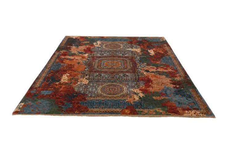 Detail image of 8' 2 x 10' 1 Hand Knotted Mamluk Ziegler Rug