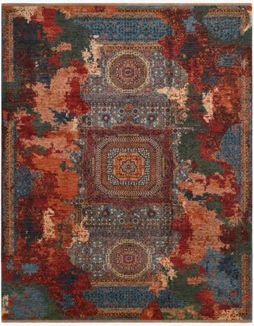 8' 2 x 10' 1 Hand Knotted Mamluk Ziegler Rug