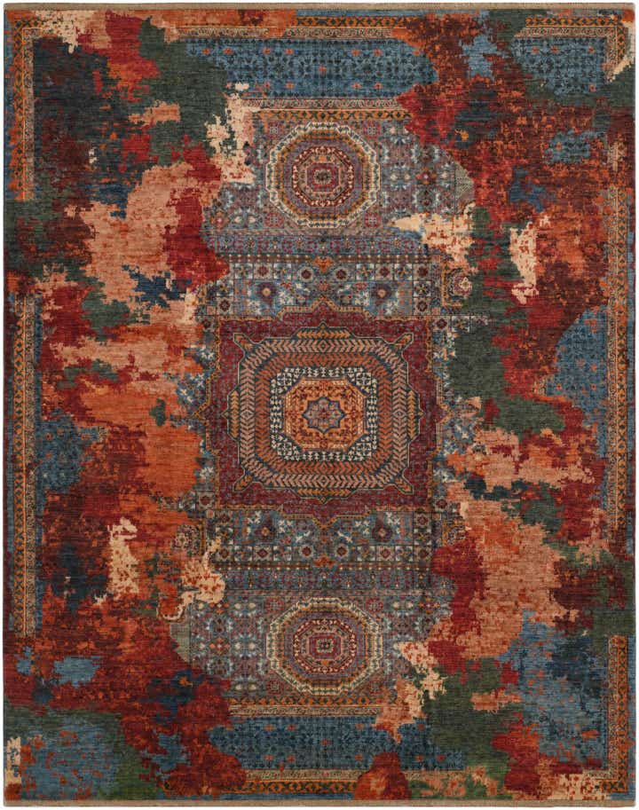 8' 2 x 10' 1 Hand Knotted Mamluk Ziegler Rug