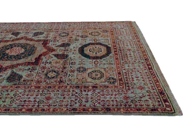 4' x 5' 9 Hand Knotted Mamluk Ziegler Rug