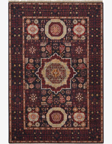 3' 5 x 5' Hand Knotted Mamluk Ziegler Rug