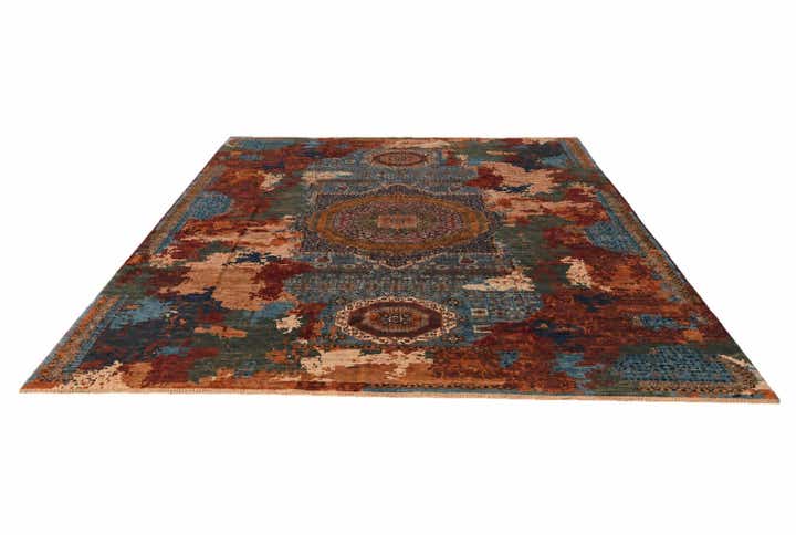 10' 6 x 13' 9 Hand Knotted Mamluk Ziegler Rug