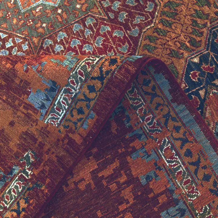 10' 6 x 13' 9 Hand Knotted Mamluk Ziegler Rug