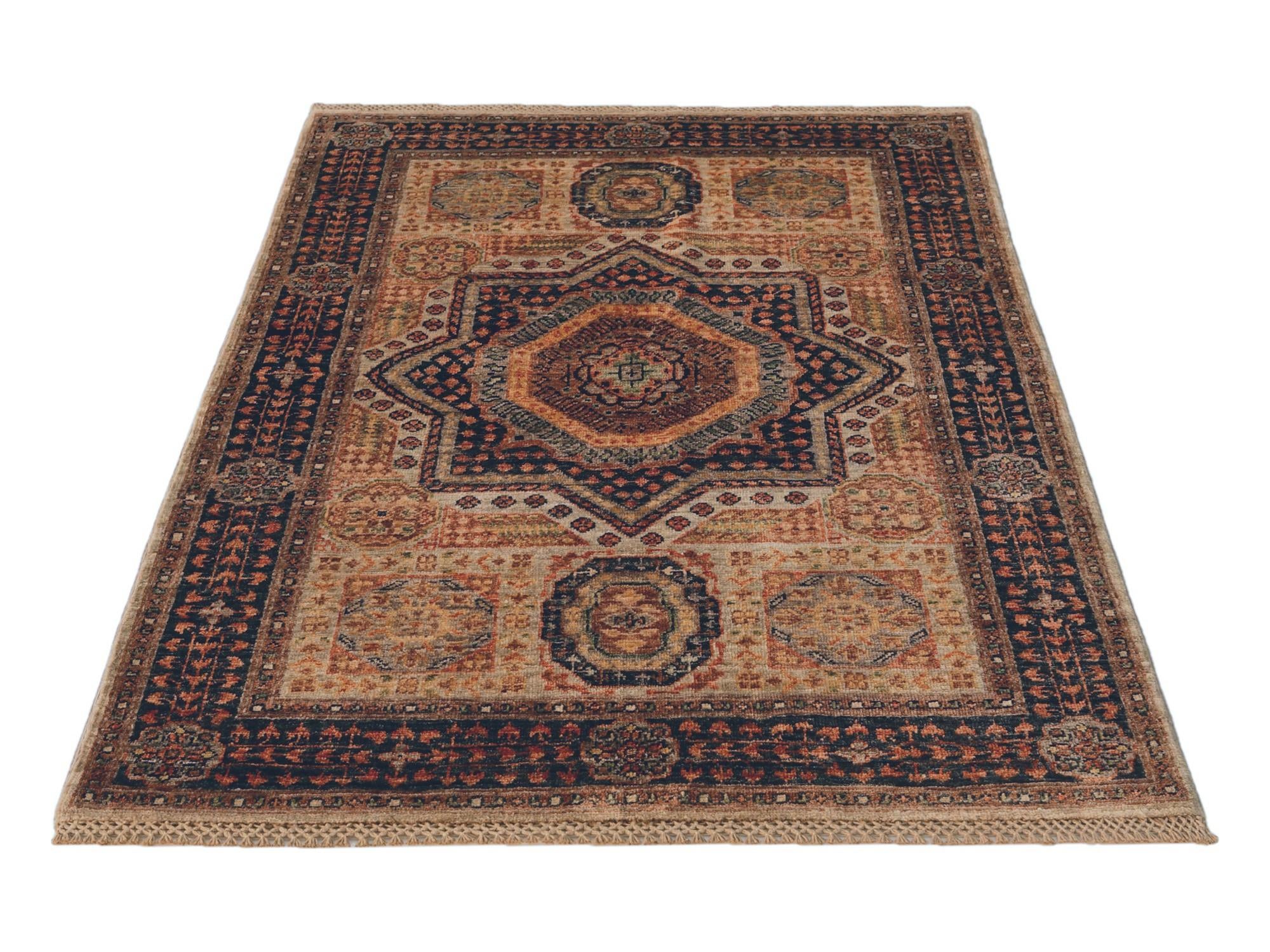 3' 6 x 4' 9 Hand Knotted Mamluk Ziegler Rug