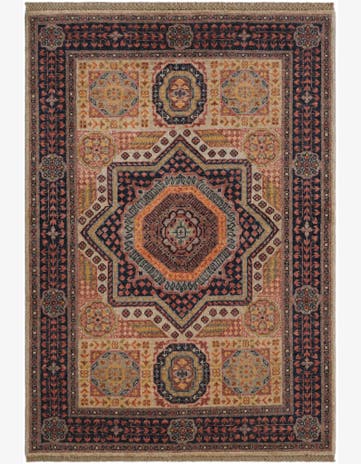 3' 6 x 4' 9 Hand Knotted Mamluk Ziegler Rug