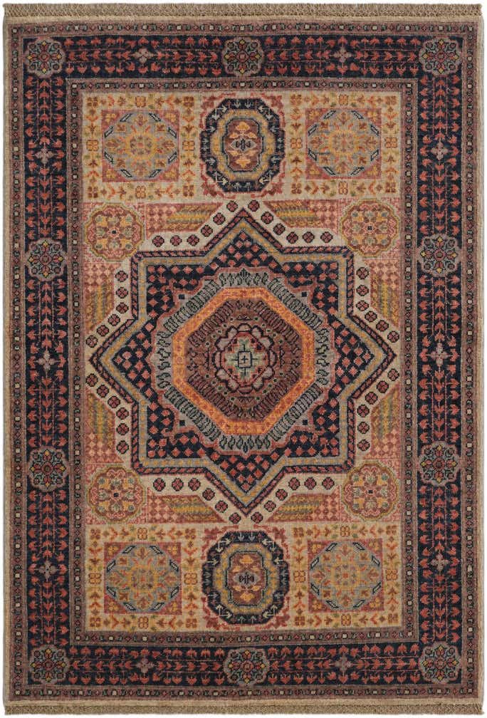 3' 6 x 4' 9 Hand Knotted Mamluk Ziegler Rug