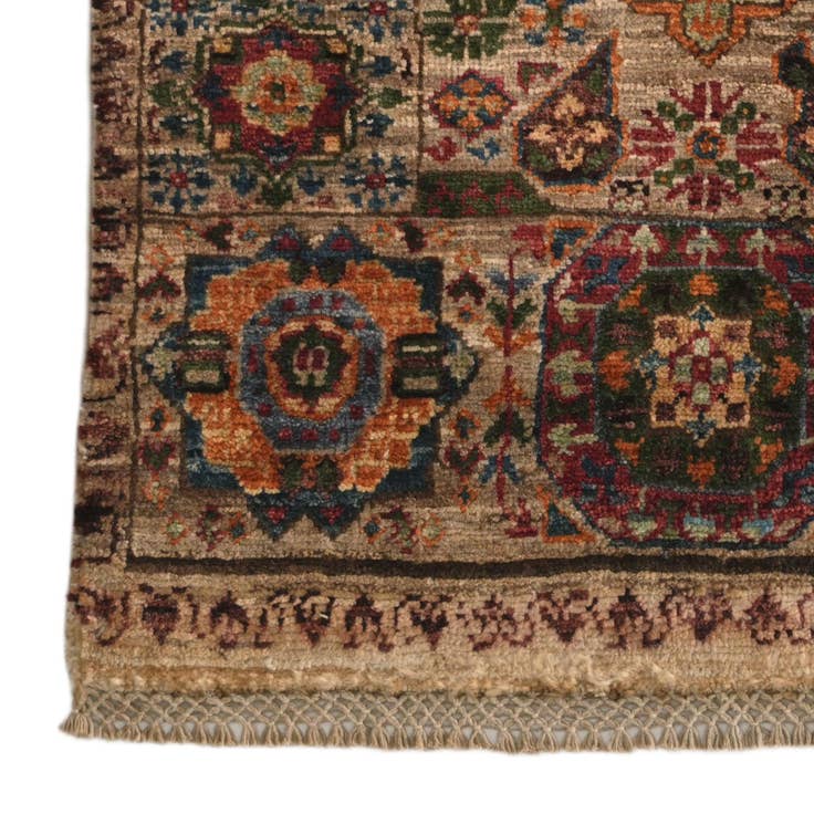 Detail image of 2' x 2' 10 Hand Knotted Mamluk Ziegler Rug