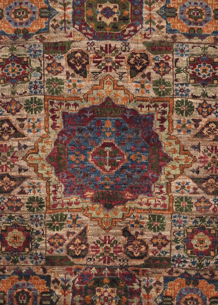 2' x 2' 10 Hand Knotted Mamluk Ziegler Rug