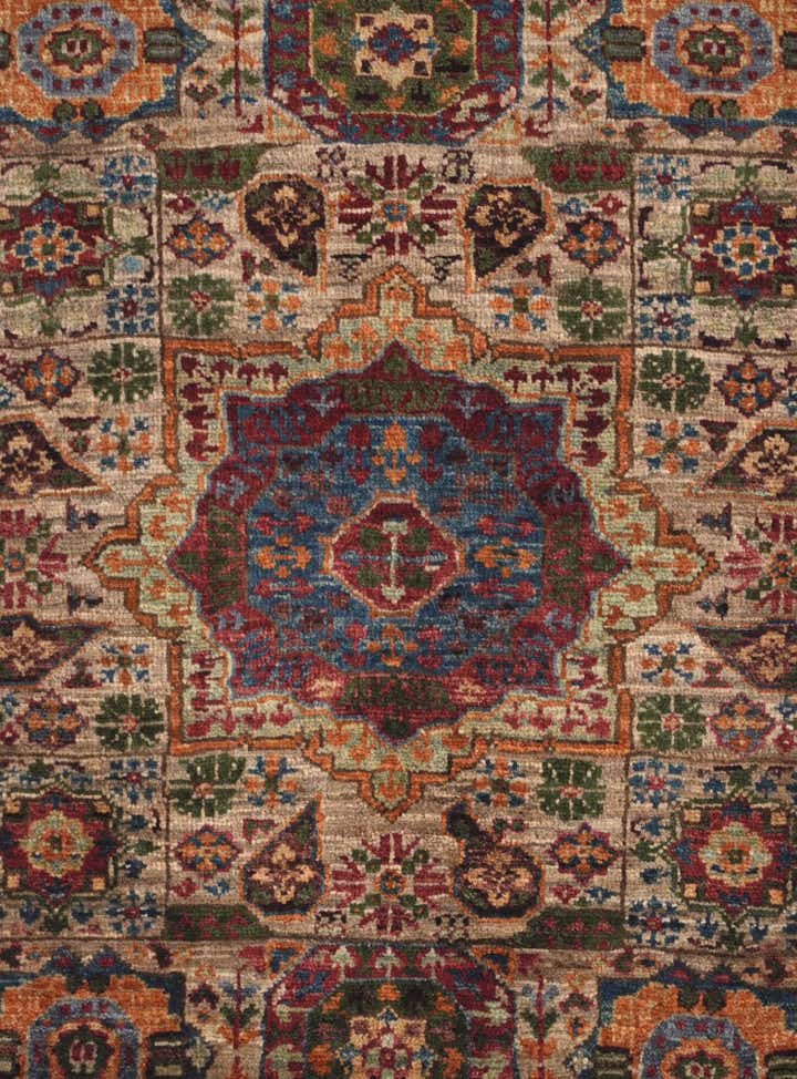 2' x 2' 10 Hand Knotted Mamluk Ziegler Rug