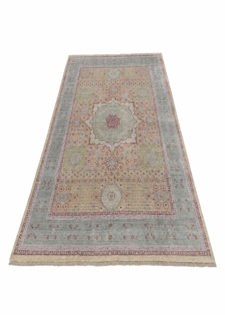 6' 9 x 10' 1 Hand Knotted Mamluk Ziegler Rug