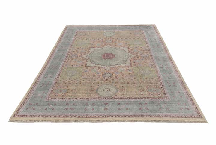 6' 9 x 10' 1 Hand Knotted Mamluk Ziegler Rug