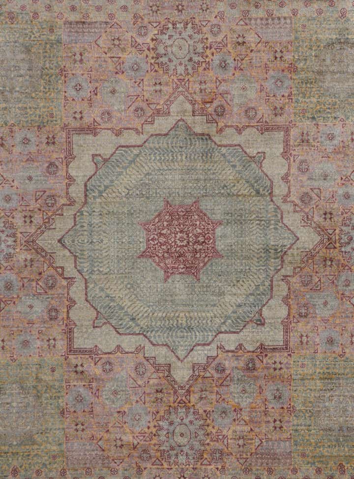 6' 9 x 10' 1 Hand Knotted Mamluk Ziegler Rug