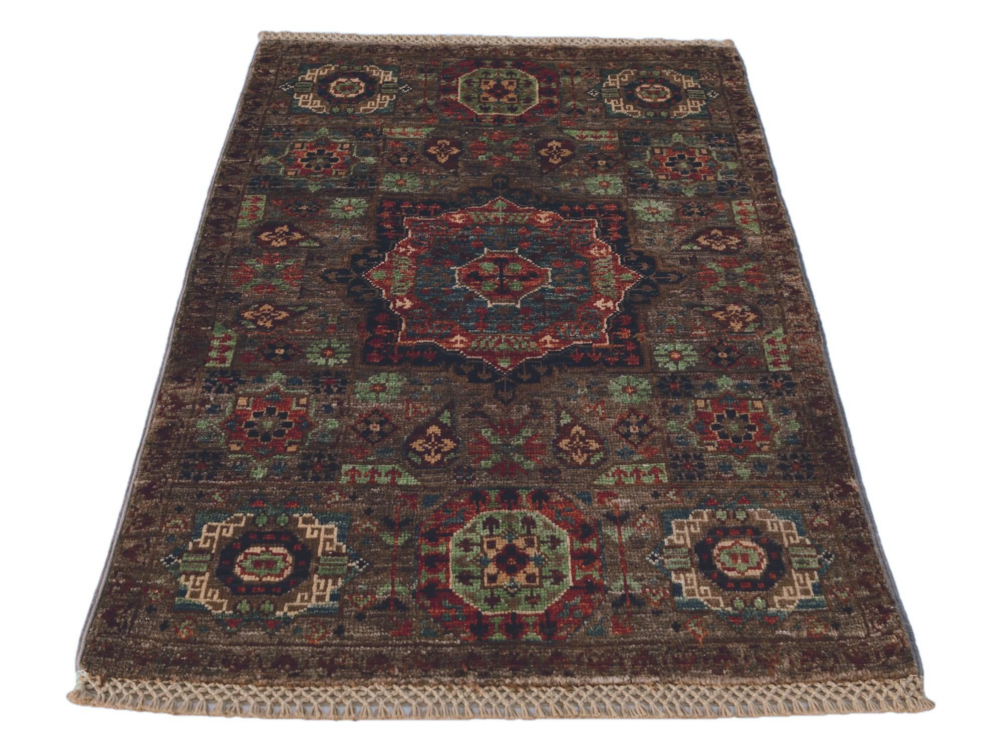2' x 3' Hand Knotted Mamluk Ziegler Rug