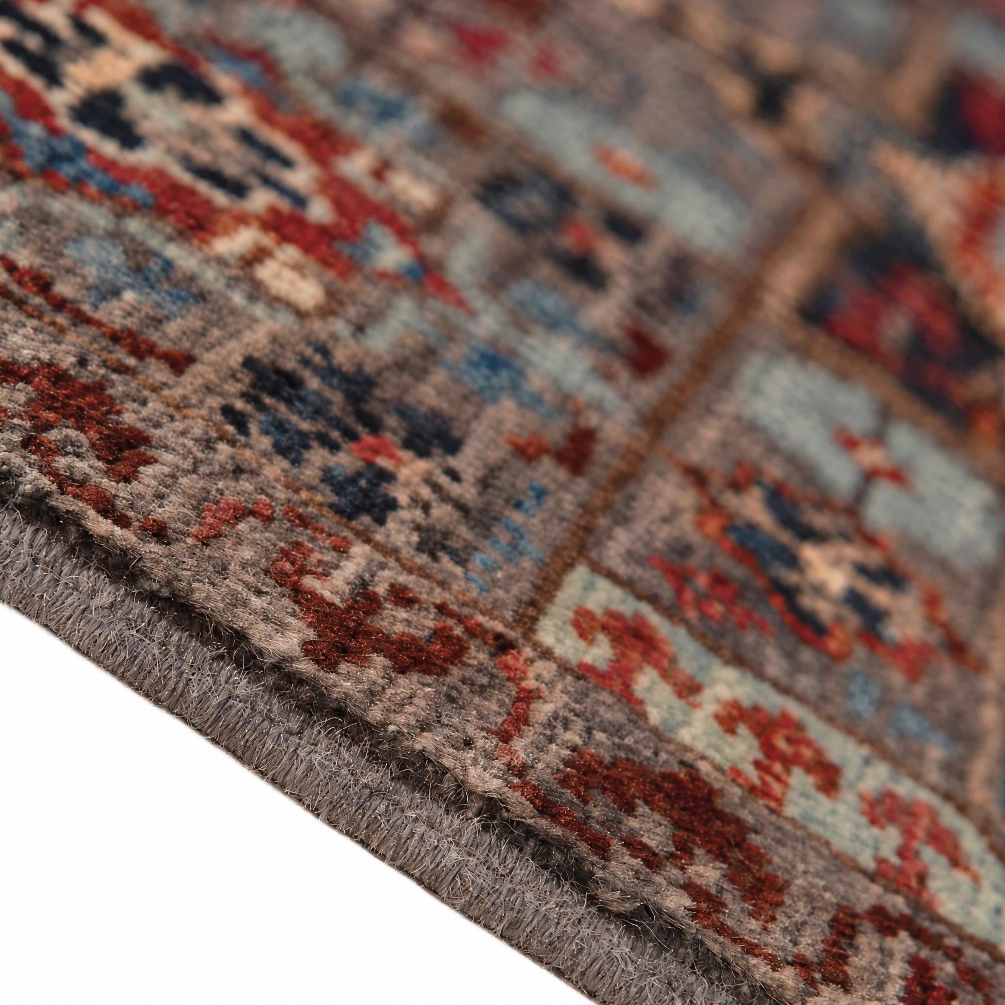 60cm x 90cm Hand Knotted Mamluk Ziegler Rug