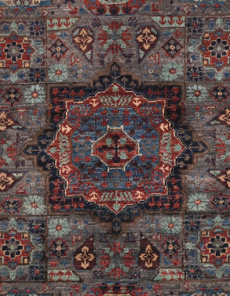 Detail image of 2' x 3' Hand Knotted Mamluk Ziegler Rug