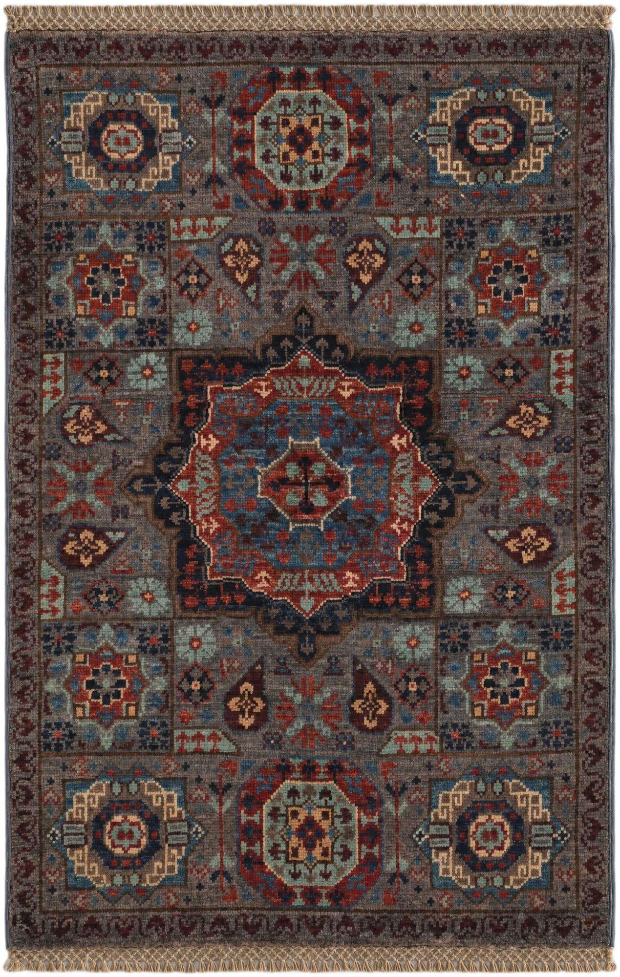 2' x 3' Hand Knotted Mamluk Ziegler Rug
