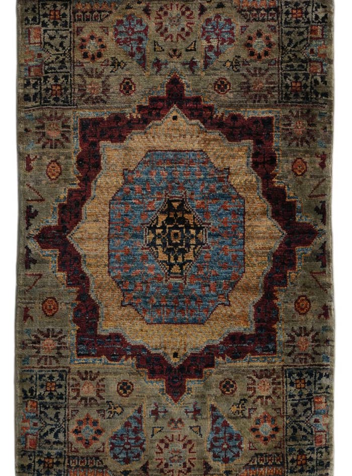 Detail image of 2' x 3' 2 Hand Knotted Mamluk Ziegler Rug