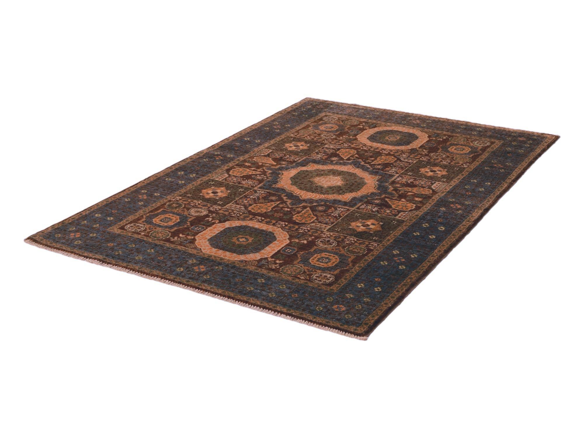 3' 5 x 5' 1 Hand Knotted Mamluk Ziegler Rug