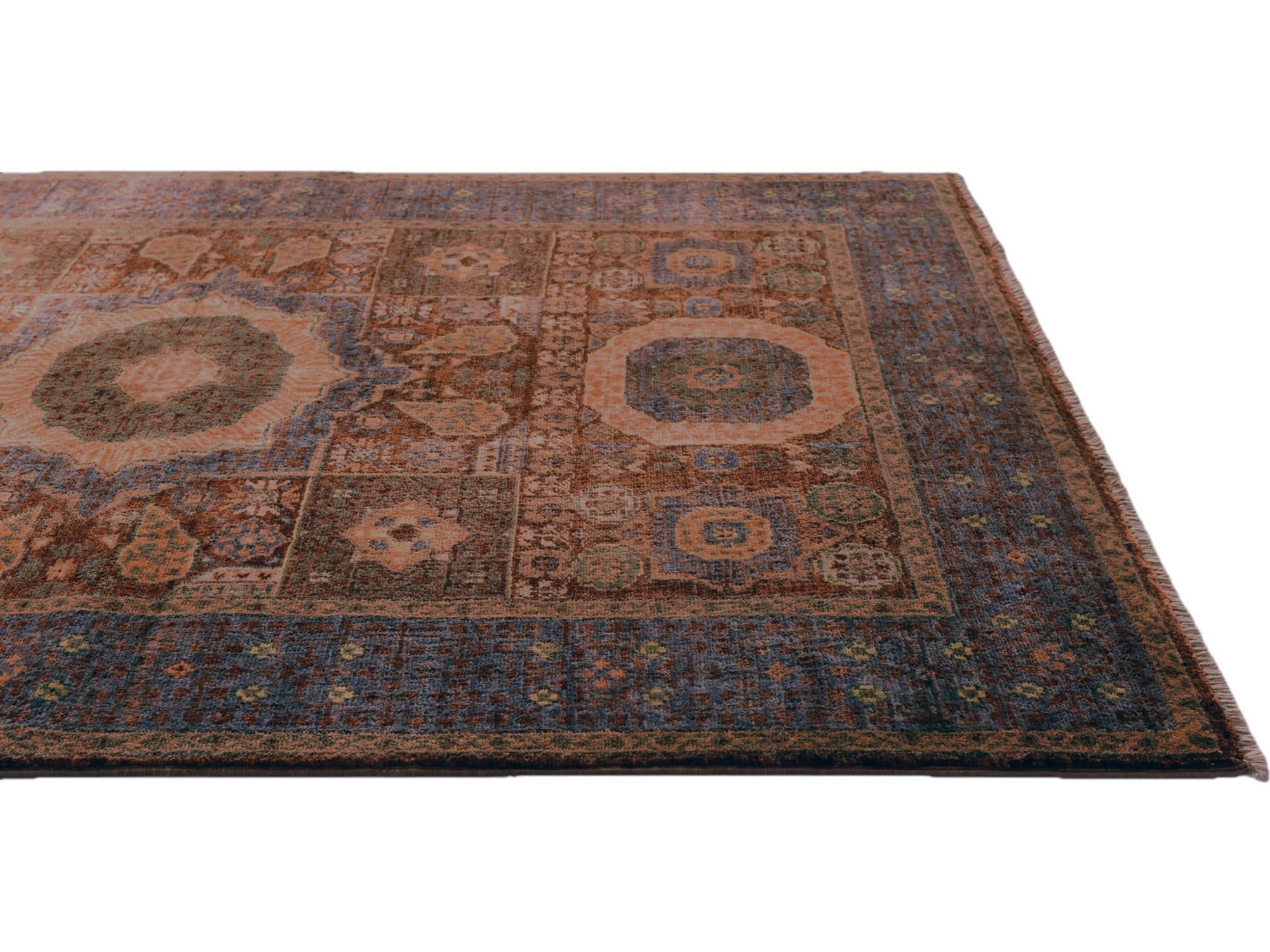 3' 5 x 5' 1 Hand Knotted Mamluk Ziegler Rug