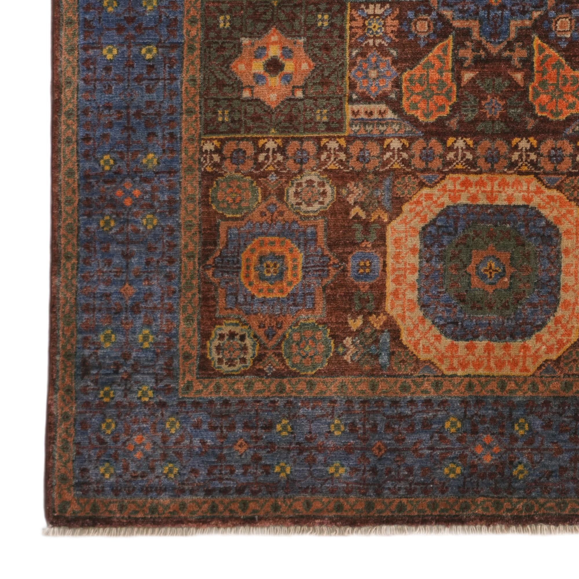 3' 5 x 5' 1 Hand Knotted Mamluk Ziegler Rug