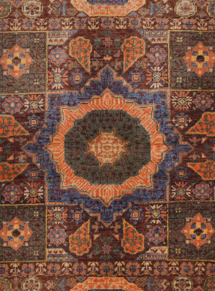 3' 5 x 5' 1 Hand Knotted Mamluk Ziegler Rug