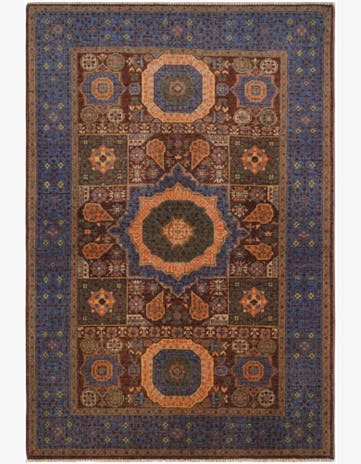 3' 5 x 5' 1 Hand Knotted Mamluk Ziegler Rug