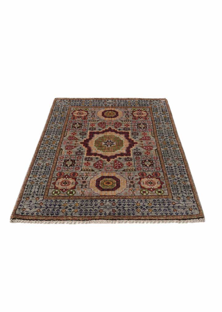 3' 3 x 4' 9 Hand Knotted Mamluk Ziegler Rug