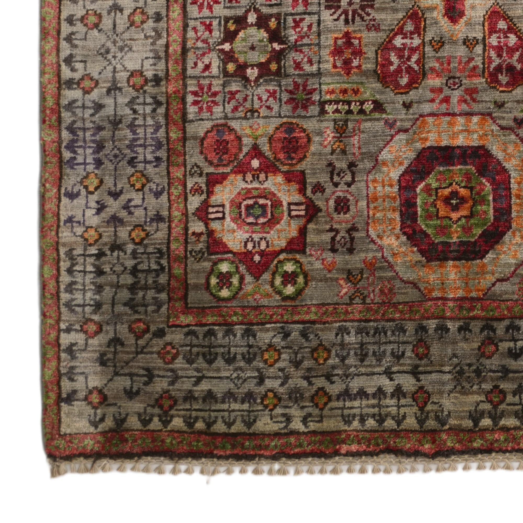 3' 3 x 4' 9 Hand Knotted Mamluk Ziegler Rug