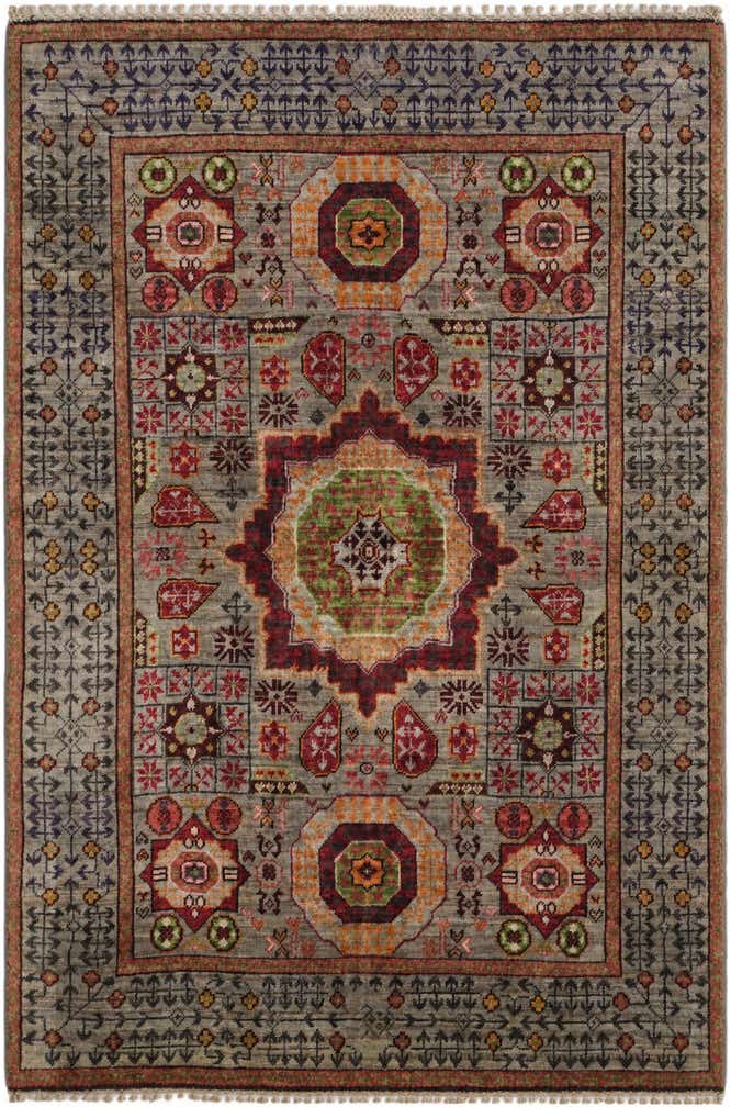 3' 3 x 4' 9 Hand Knotted Mamluk Ziegler Rug