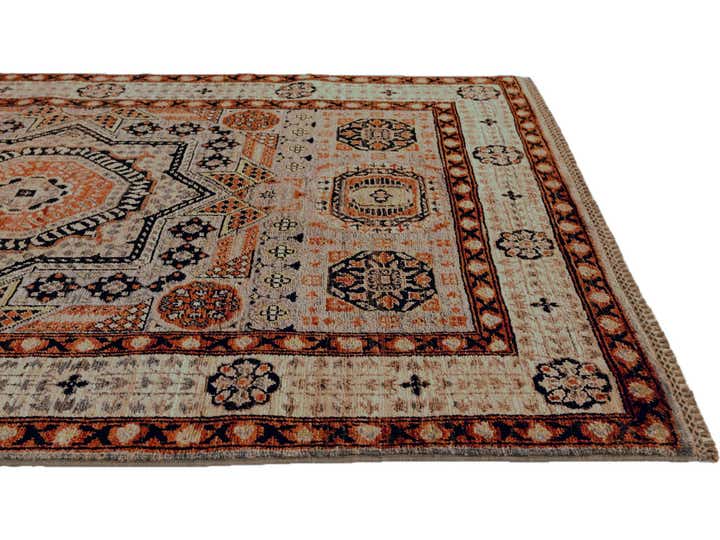 4' 1 x 5' 8 Hand Knotted Mamluk Ziegler Rug