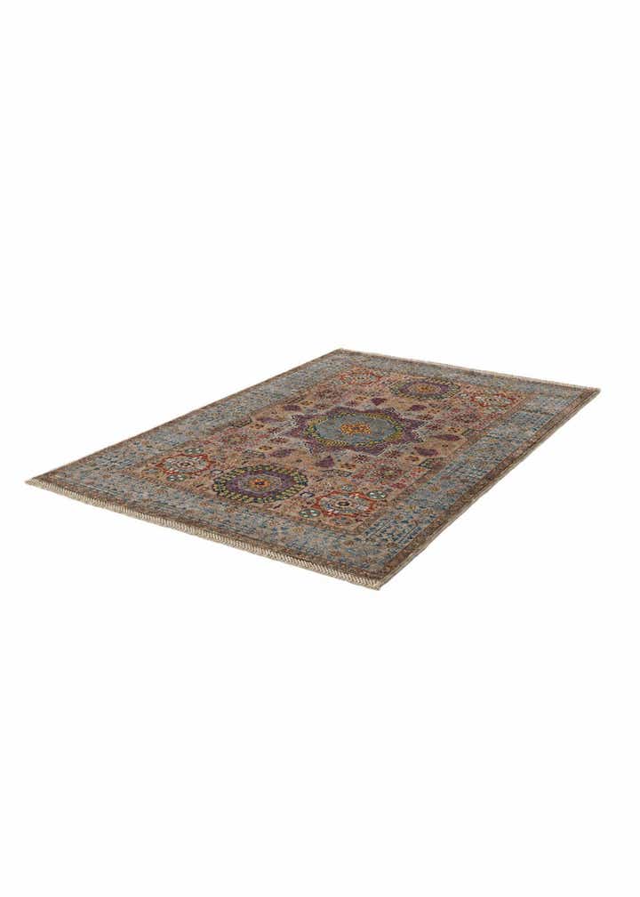 3' 5 x 5' Hand Knotted Mamluk Ziegler Rug