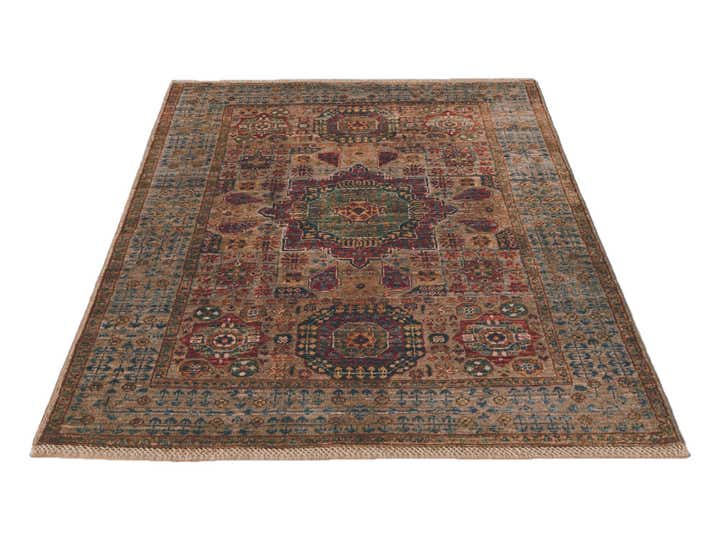 3' 5 x 5' Hand Knotted Mamluk Ziegler Rug