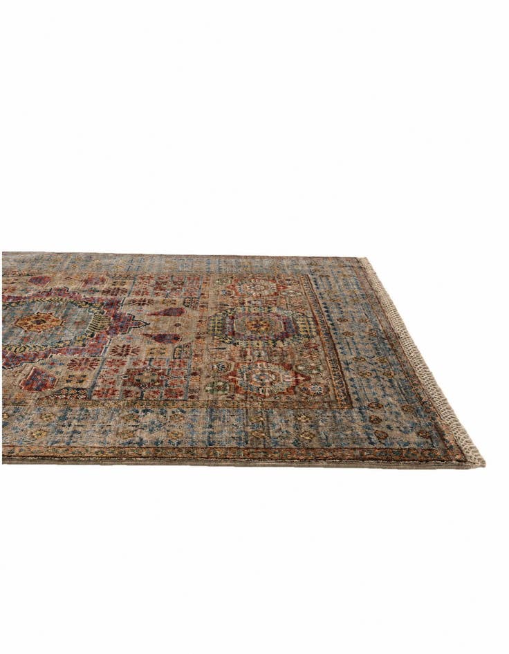 Detail image of 3' 5 x 5' Hand Knotted Mamluk Ziegler Rug