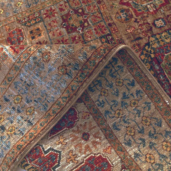 3' 5 x 5' Hand Knotted Mamluk Ziegler Rug