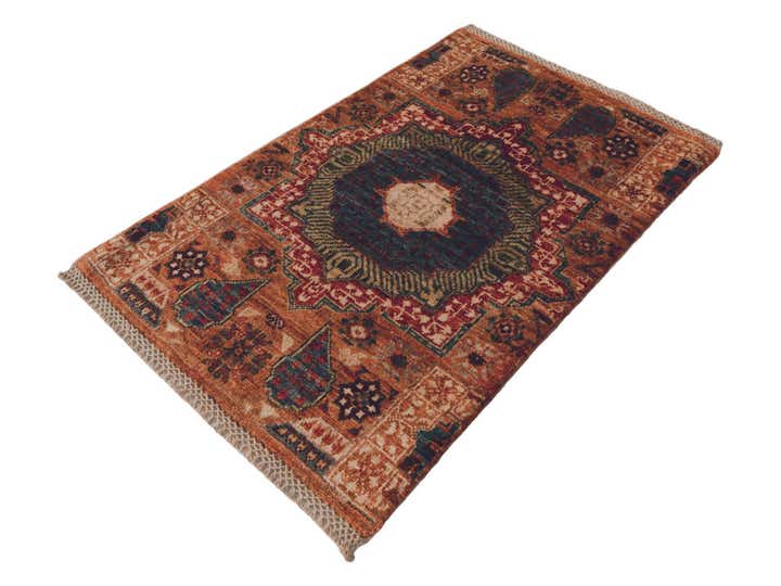2' x 2' 11 Hand Knotted Mamluk Ziegler Rug