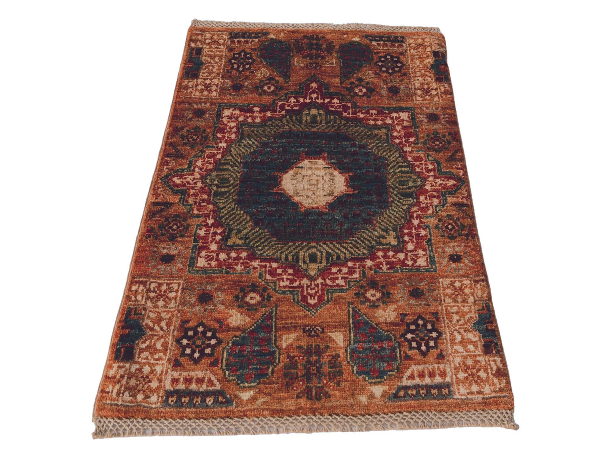2' x 2' 11 Hand Knotted Mamluk Ziegler Rug
