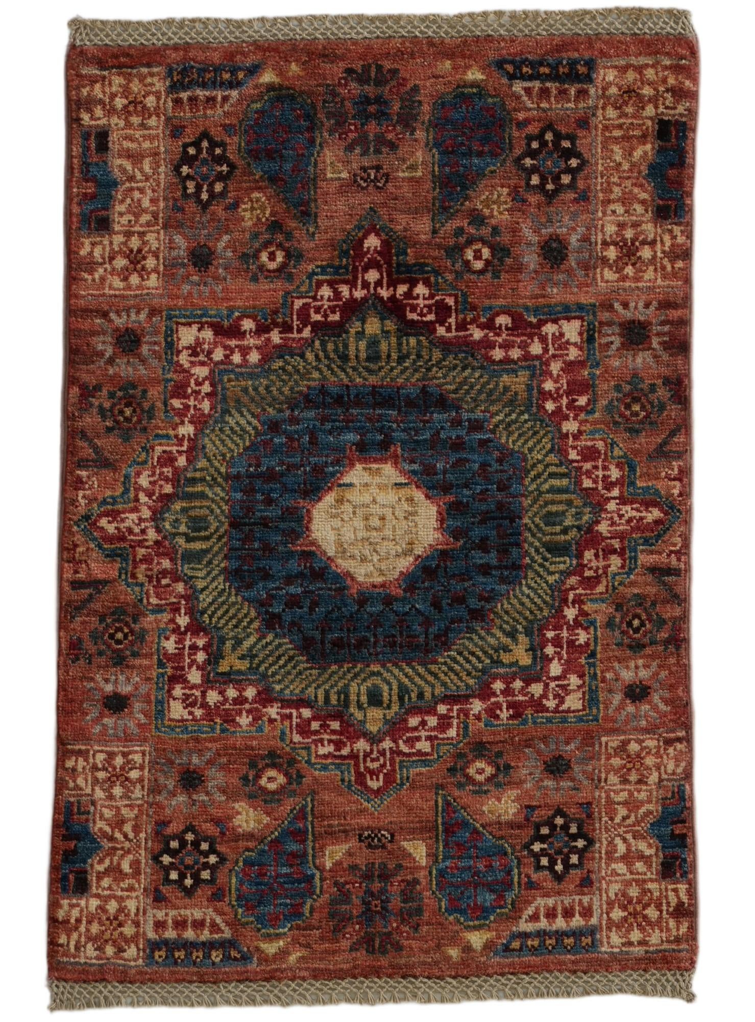 2' x 2' 11 Hand Knotted Mamluk Ziegler Rug