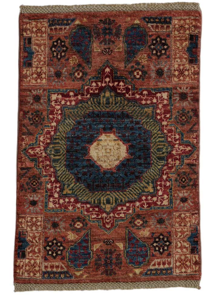2' x 2' 11 Hand Knotted Mamluk Ziegler Rug