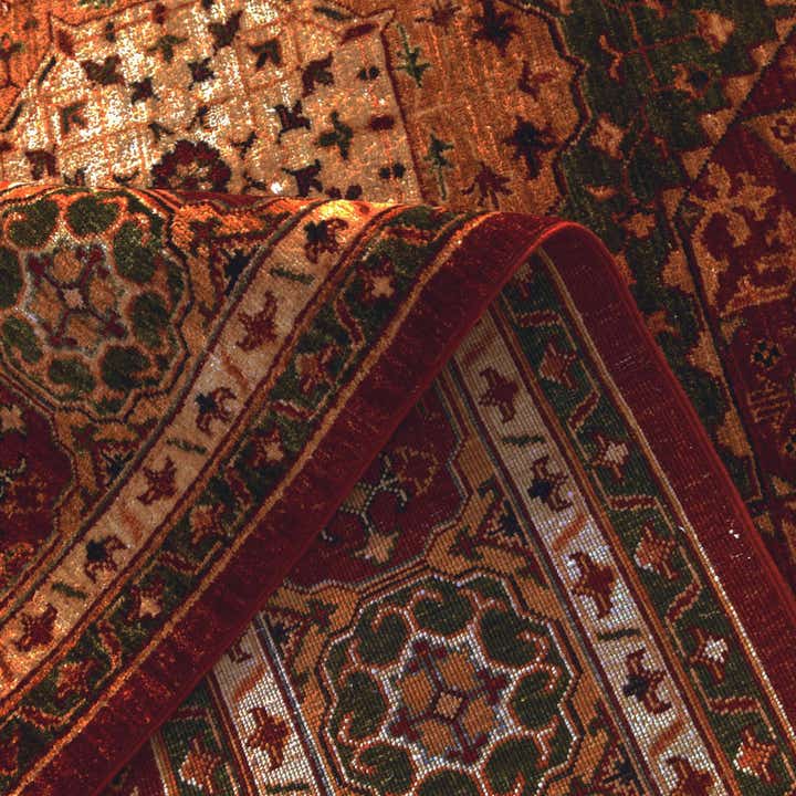 6' 8 x 9' 5 Hand Knotted Mamluk Ziegler Rug
