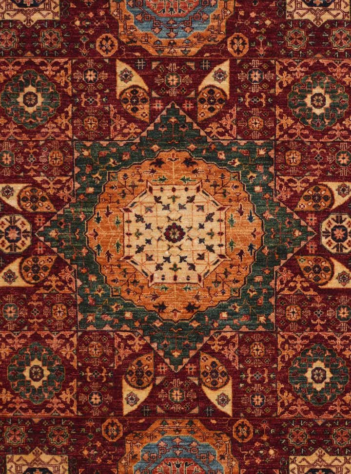 6' 8 x 9' 5 Hand Knotted Mamluk Ziegler Rug